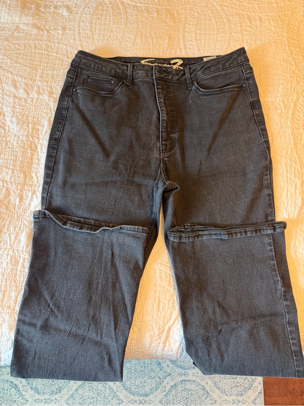 Lucky Brand Black Wide Leg Jeans